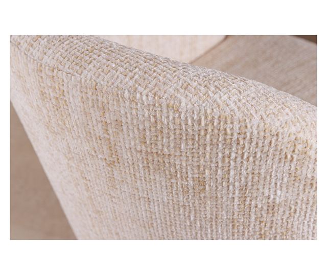 Set de 2 scaune, bej & șampanie