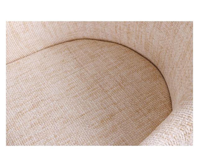 Set de 2 scaune, bej & șampanie