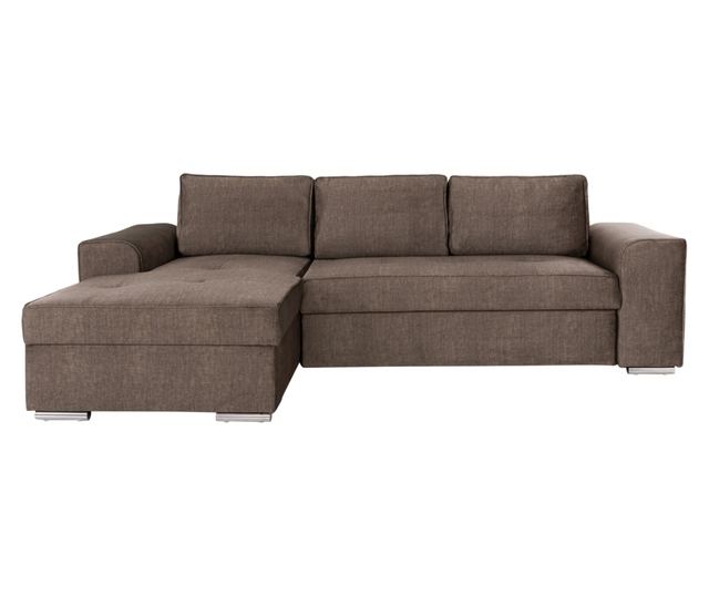 Ъглов диван Начос ляв ъгъл HM3279.03L кафяв цвят