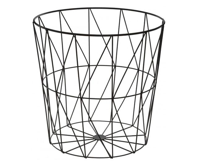 Stół kawowy Moutr Black, rama stalowa, 35 x 38 cm