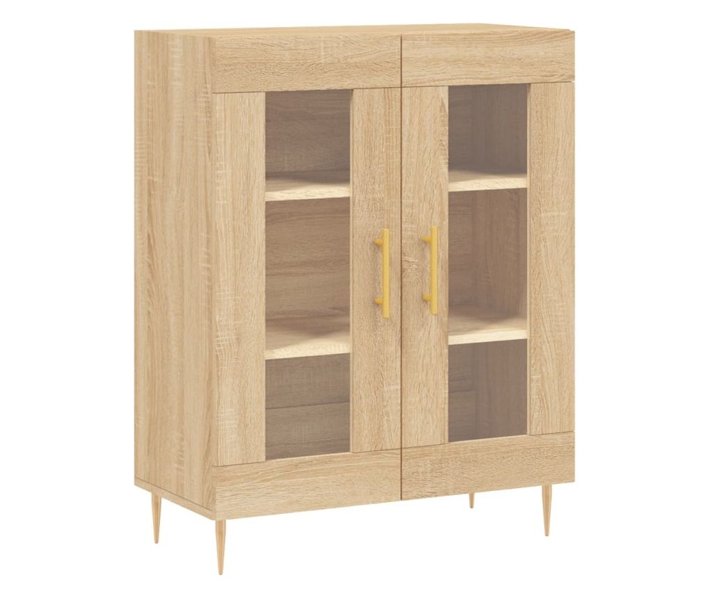 Visoka ormar, hrast sonoma, 69,5x34x180 cm, kompozitno drvo - 7