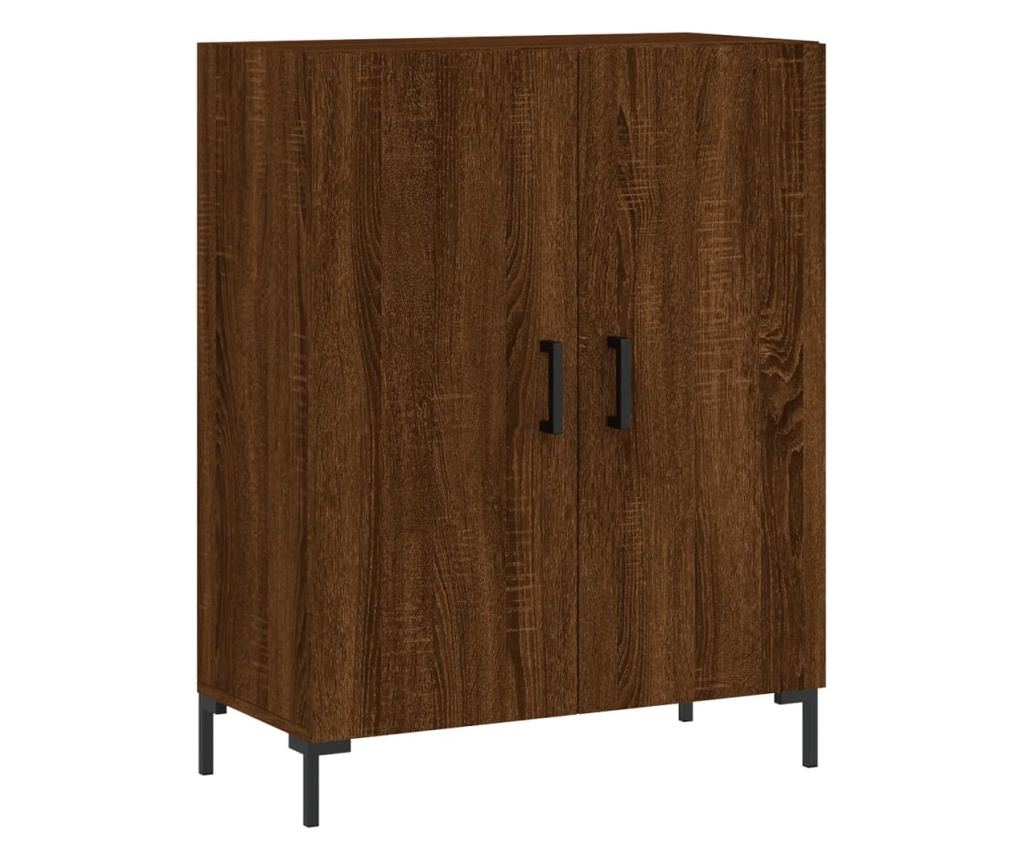 Visoka ormar, smeđi hrast, 69,5x34x180 cm, kompozitno drvo - 7