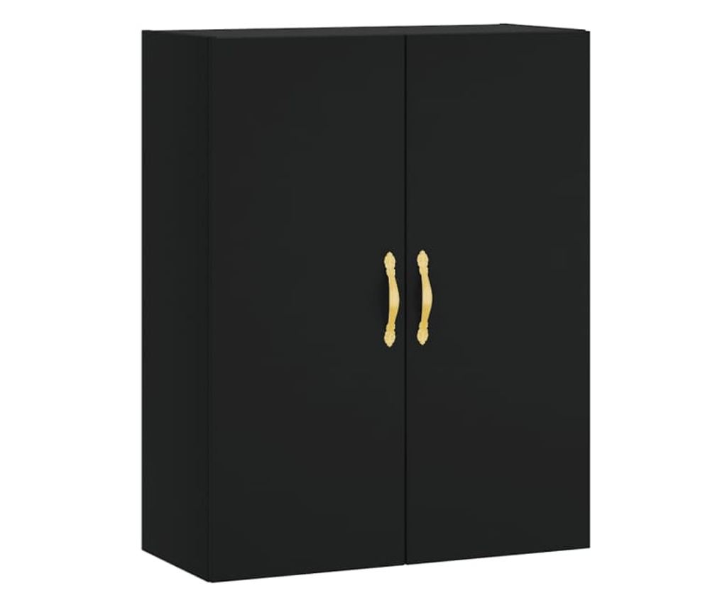 Zidni ormarići, 2 kom, crni, 69,5x34x90 cm - 2