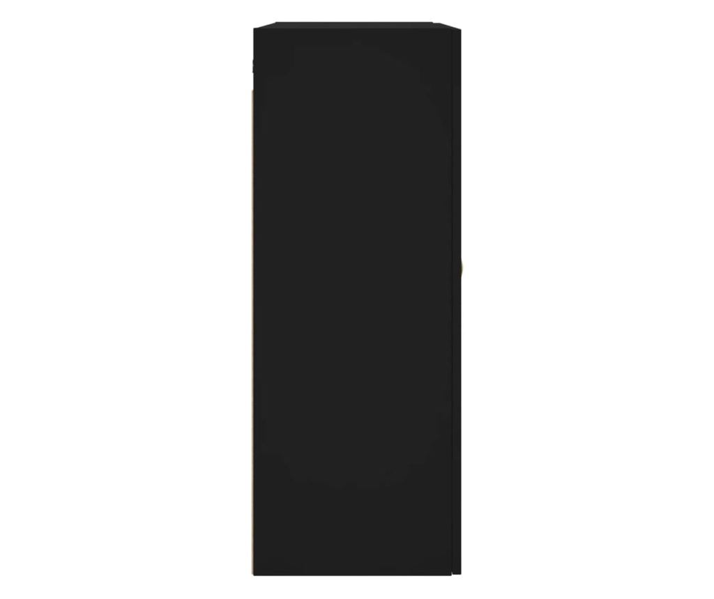 Zidni ormarići, 2 kom, crni, 69,5x34x90 cm - 7