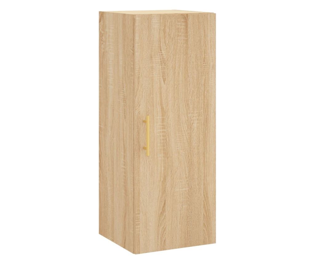 Visoka ormar, hrast sonoma, 34,5x34x180 cm, obrađeno drvo - 7