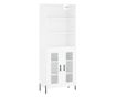 Visoka ormar, bijela visokog sjaja, 69,5x34x180 cm, kompozitno drvo thumbnail 2