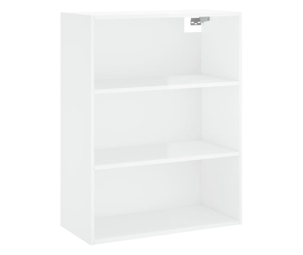 Visoka ormar, bijela visokog sjaja, 69,5x34x180 cm, kompozitno drvo - 5