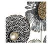 Decoratiune de perete frunze metalice 50x50 thumbnail 2