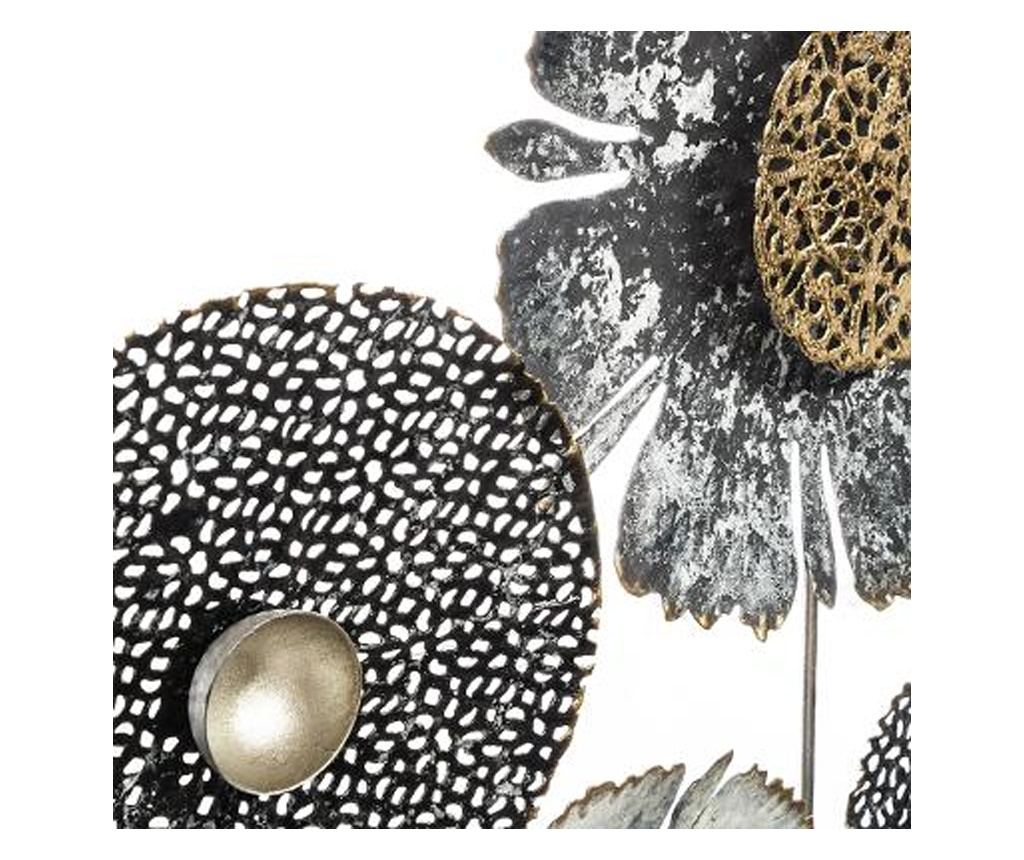 Decoratiune de perete frunze metalice 50x50 - 2