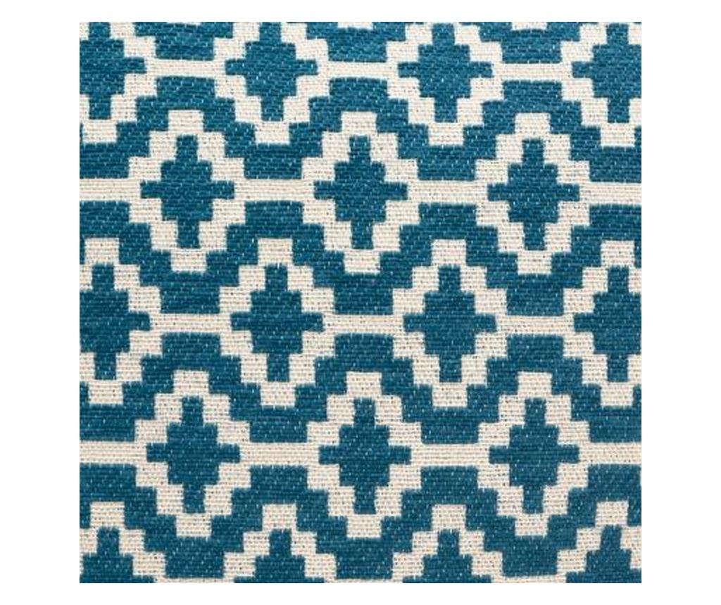 Fata de perna albastra etnik  40x40 - 4