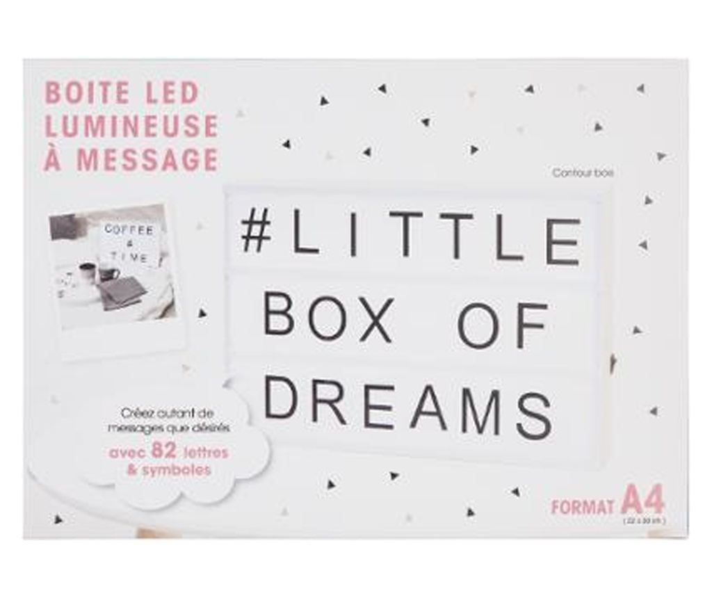 Cutie led lemn a4 - 5