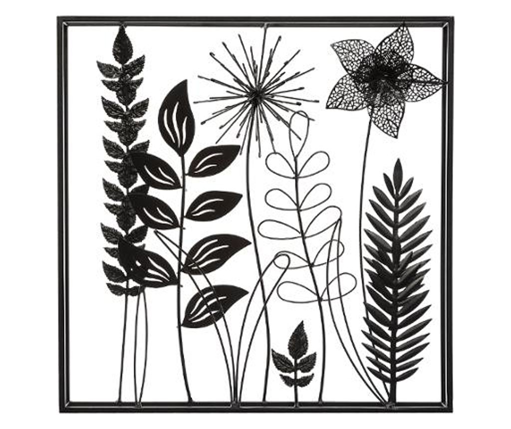 Decoratiune de perete frunze metalice 40x40 - 5