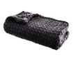 Patura gri din tricot 125x150 cm thumbnail 1