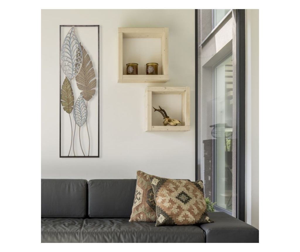 Decoratiune de perete foglie -b- cm 30,5x2,5x99,5 - 2