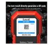 Lancol MICRO-500 autóakkumulátor teszter, gyorsellenőrző 12V ólom-sav és LiFePO4, kompatibilis AGM, GEL, EFB, QR Code eredmények
