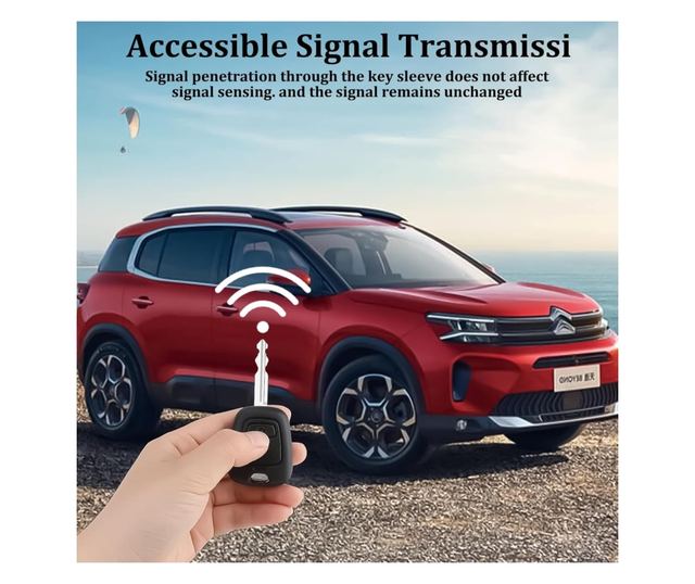 Carcasa Cheie Auto Techstar cu 2 Butoane Compatibila Toyota Aygo, Peugeot 107, Citroen C1