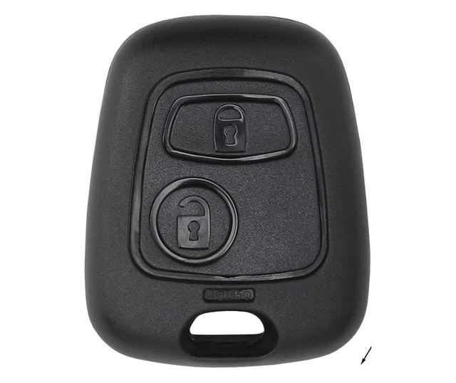 Carcasa Cheie Auto Techstar cu 2 Butoane Compatibila Toyota Aygo, Peugeot 107, Citroen C1