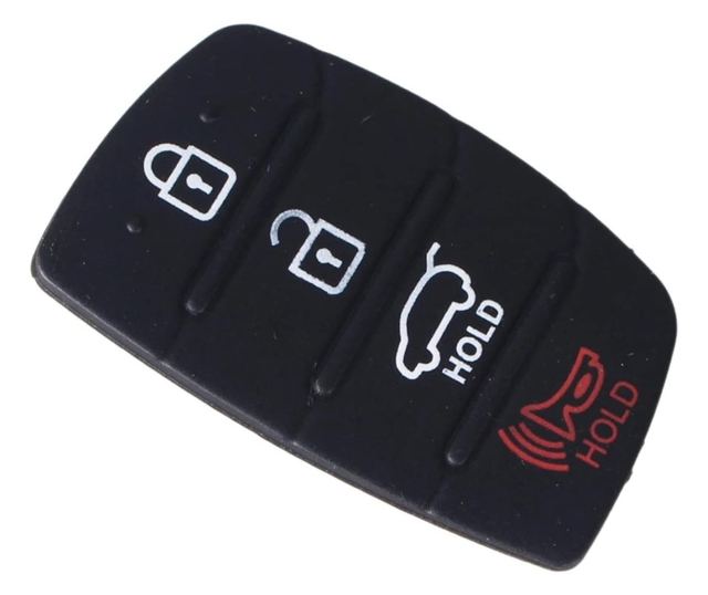 Membrana Cauciuc Butoane Cheie Auto 4 Butoane Compatibila Hyundai Tucson, Santa Fe, ix45, Sonata, i40 – Pad Inlocuire Taste Tele