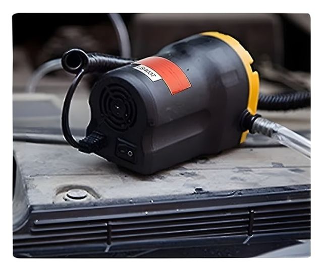 Pompa transfer motorina Techstar 12V, 45L/min, cu bypass, autoamorsanta, pompa electrica alimentare motorina cu cleme și furtune