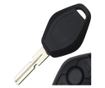 Techstar autókulcs-ház 3 gombbal és 4 pólusú pengével BMW-hez – kompatibilis az E46, E39, E60, X3, X5 modellekkel