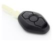 Techstar autókulcs-ház 3 gombbal és 4 pólusú pengével BMW-hez – kompatibilis az E46, E39, E60, X3, X5 modellekkel