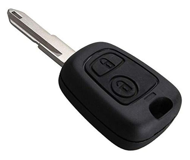 Carcasa cheie auto Techstar cu 2 butoane si lama ascutita CP206 – compatibila Peugeot 206, 307, 308, 207