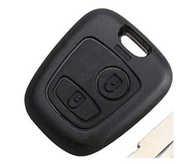 Carcasa cheie auto Techstar cu 2 butoane si lama ascutita CP206 – compatibila Peugeot 206, 307, 308, 207