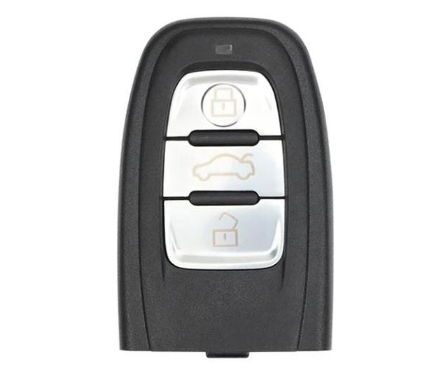 Techstar komplett és programozható autókulcs, kompatibilis az Audi A4, A5, A6, A7, A8, Q5, S4, S5, RS4, RS5 modellekkel – 433MHz