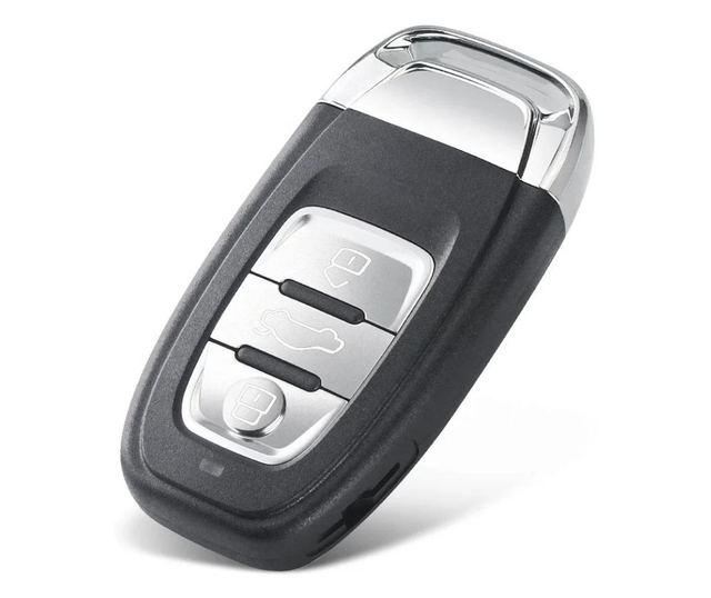 Techstar komplett és programozható autókulcs, kompatibilis az Audi A4, A5, A6, A7, A8, Q5, S4, S5, RS4, RS5 modellekkel – 433MHz