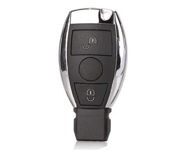 Carcasa cheie auto Techstar compatibila Mercedes Benz, 2 butoane, model dupa 2000, suport NEC si BGA
