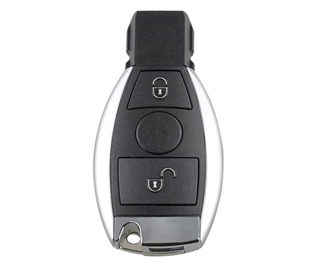 Carcasa cheie auto Techstar compatibila Mercedes Benz, 2 butoane, model dupa 2000, suport NEC si BGA
