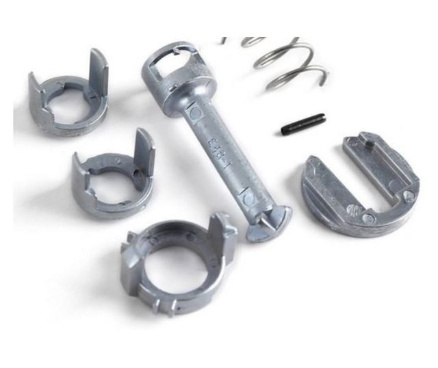 Techstar autó ajtózár javítókészlet, kompatibilis a BMW 3-as sorozat E46 1998-2005 modelljeivel, bal vagy jobb első, 7 darabos,