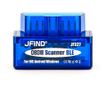 Adapter kódolvasó tesztelő OBDII szkenner Bluetooth JFIND JF327 Mini ELM327 V1.5 PIC18F25K80 chippel