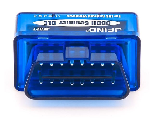 Adapter kódolvasó tesztelő OBDII szkenner Bluetooth JFIND JF327 Mini ELM327 V1.5 PIC18F25K80 chippel