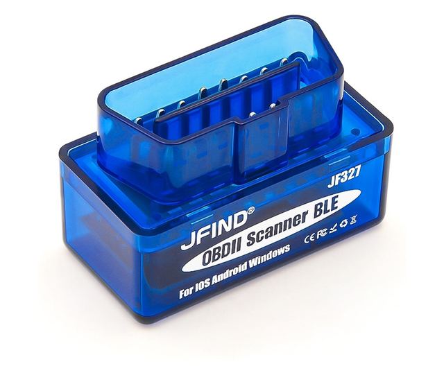 Adapter kódolvasó tesztelő OBDII szkenner Bluetooth JFIND JF327 Mini ELM327 V1.5 PIC18F25K80 chippel