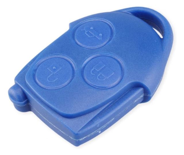 Techstar autós kulcstartó Fordhoz, 3 gomb, kompatibilis a következőkkel: Transit, Transit Connect, Tourneo, Mondeo