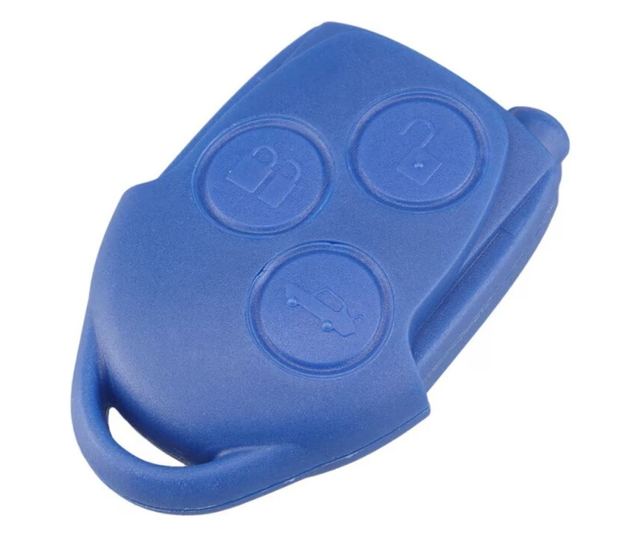 Techstar autós kulcstartó Fordhoz, 3 gomb, kompatibilis a következőkkel: Transit, Transit Connect, Tourneo, Mondeo