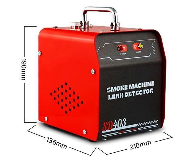 Detector de scurgeri cu fum Techstar® SD403, Testare Profesionala pentru Sisteme EVAP, Conducte Auto si Admisie si Evacuare, Ros