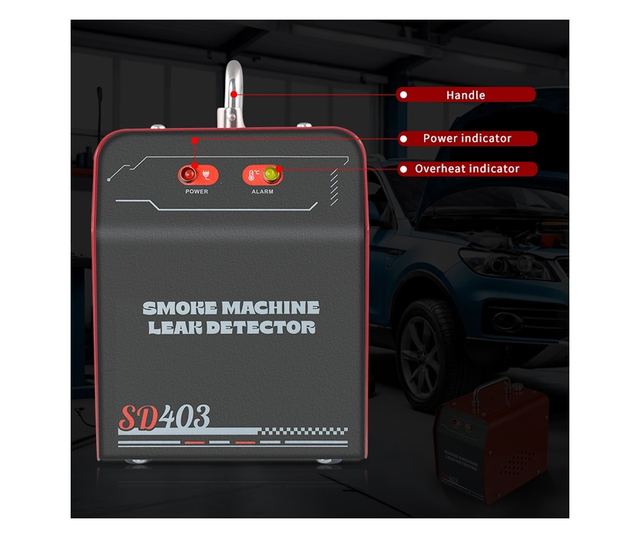 Detector de scurgeri cu fum Techstar® SD403, Testare Profesionala pentru Sisteme EVAP, Conducte Auto si Admisie si Evacuare, Ros