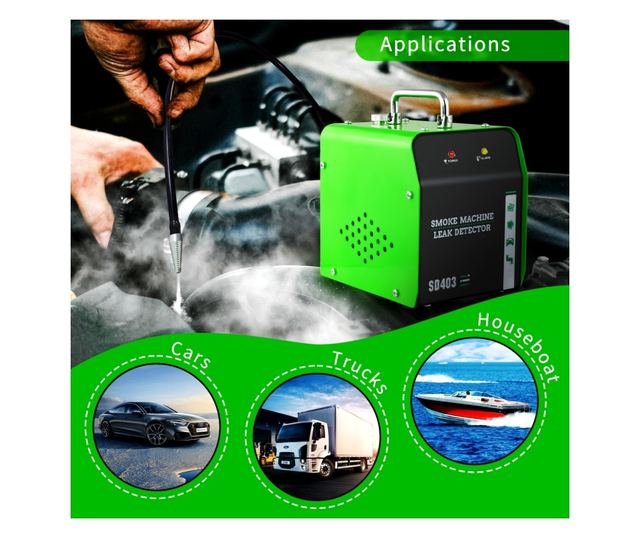 Techstar® SD403 füstszivárgás-érzékelő, EVAP-rendszerek professzionális tesztelése, autóipari csatornák és szívó- és kipufogóren