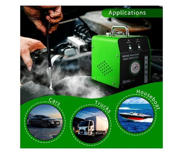 Techstar® SD404 levegő- és füstszivárgásérzékelő, nyomásmérővel, túlmelegedés elleni védelemmel és nyomásjelzővel, professzionál