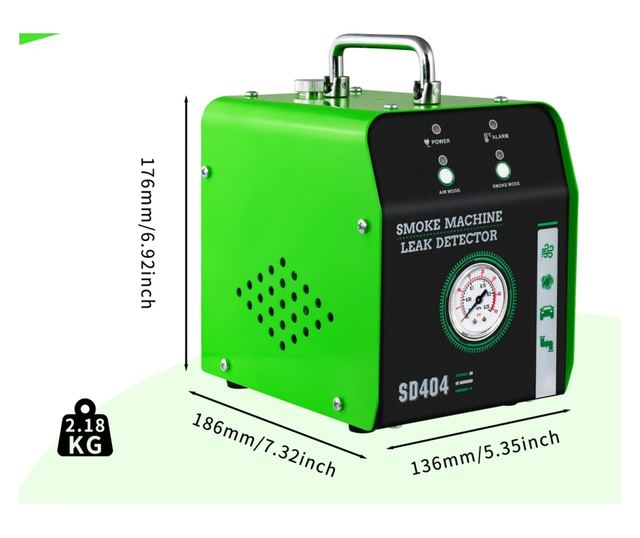 Techstar® SD404 levegő- és füstszivárgásérzékelő, nyomásmérővel, túlmelegedés elleni védelemmel és nyomásjelzővel, professzionál