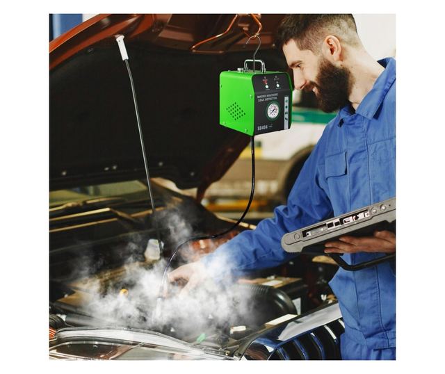 Techstar® SD404 levegő- és füstszivárgásérzékelő, nyomásmérővel, túlmelegedés elleni védelemmel és nyomásjelzővel, professzionál