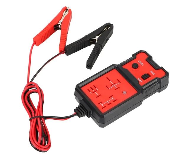 Autóipari relé teszter LED kijelzővel, Techstar® CNBJ707, 4 és 5 tűs csatlakozókkal kompatibilis