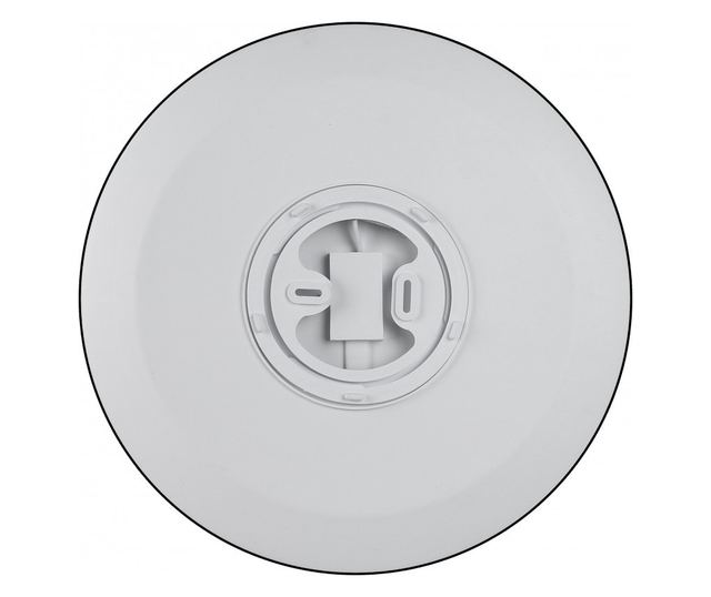 LED Techstar® Light LL4, 16 W, kerek, vékony kialakítás, fém tok, rovarvédelem, CRI 80, 3000K, meleg fehér, fekete