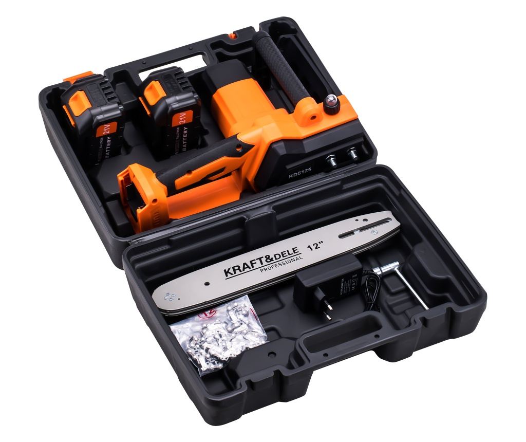 Fierastrau cu acumulatori, Kraft&Dele, 2x21V 4Ah + accesori