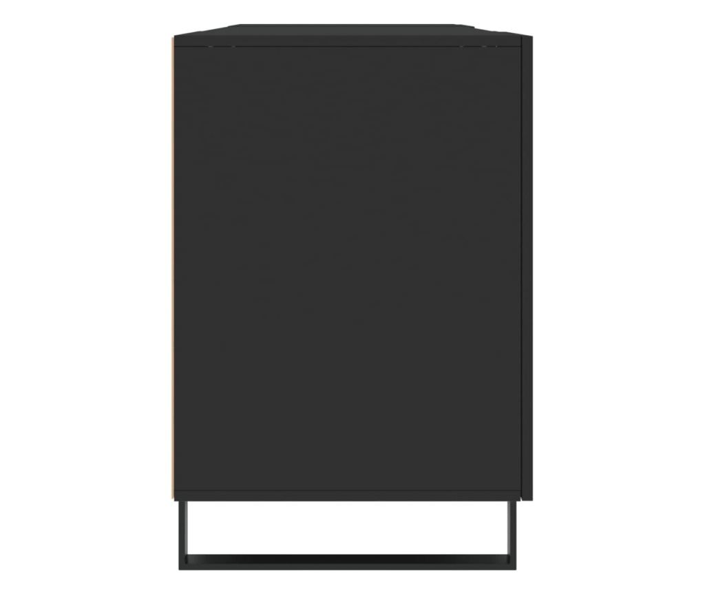 Crni stol, 140x50x75 cm, kompozitno drvo - 7