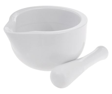 Excellent Houseware dugóhúzó kanál, porcelán, 11x10 cm, fehér