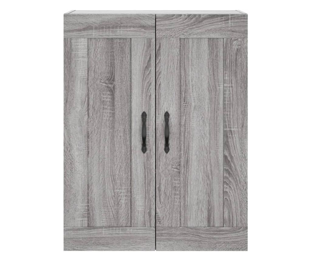 Visoka ormar, siva sonoma, 69,5x34x180 cm, kompozitno drvo - 6
