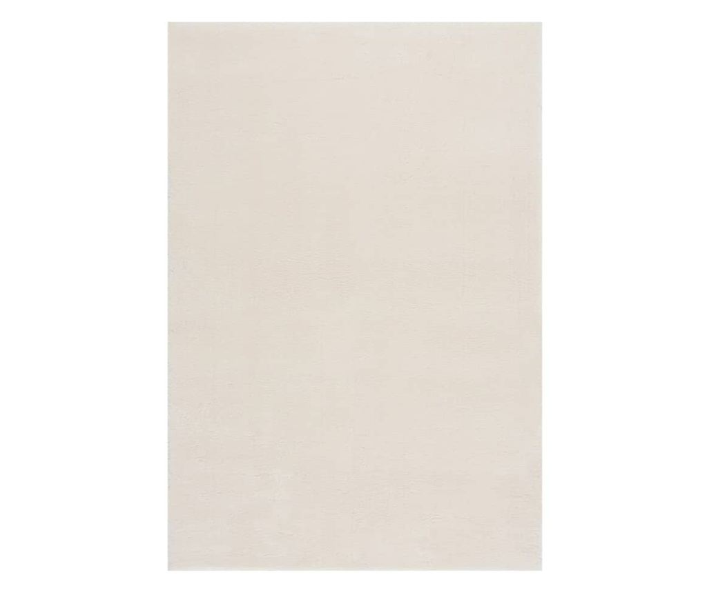 Χνουδωτό απαλό πλενόμενο χαλί, 160x230 cm, Αντιολισθητικό, Κρεμ - 7